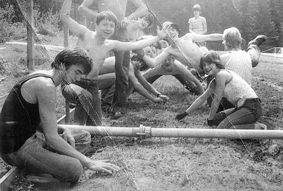 Forest harvesting brigade (June 1981)